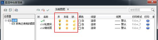 圖層管理器中關(guān)閉圖層與凍結(jié)圖層的區(qū)別是哪些？