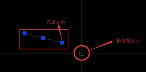 CAD怎么調(diào)整十字光標、拾取框、夾點等的大小