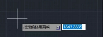 CAD如何通過兩點(diǎn)確定偏移距離？