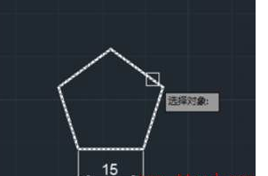 CAD如何按照比例縮放五邊形？